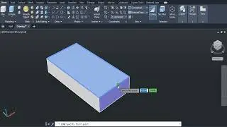 How to cut out a triagnle piece from a corner of a box?