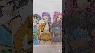 K-pop Demon Hunter's Rumi Mira Zoey Huntrix Golden