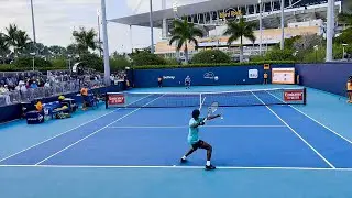 Раду Албот против Элиаса Имера, Miami Court Level View Highlights R1 Qualies