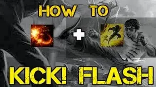 how to kick flash Lee sin mechanics!