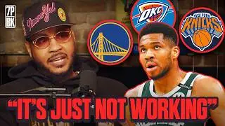Carmelo Anthony Says It’s Time for the Bucks to TRADE GIANNIS and Names His Top Trade Destination