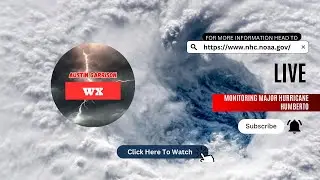 Live Monitoring MAJOR Hurricane HUMBERTO | CAT 4