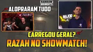 OS MELHORES MOMENTOS DO RAZAH NO SHOWMATCH! KAMI E RIBEIRETES REAGINDO A AULA DO RAZÃO