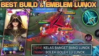 LUNOX WAJIB SKY PIERCER BIAR BISA GENDONG GINI!! BEST BUILD & EMBLEM LUNOX 2026