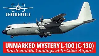 Mystery Lockheed L-100 (C-130) Hercules Touch-and-Go Landings at Tri-Cities Airport (KTRI) 16Dec25