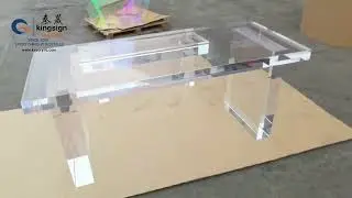 Clear Customized acrylic table