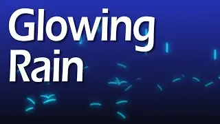 Glowing Rain Loop Video Background