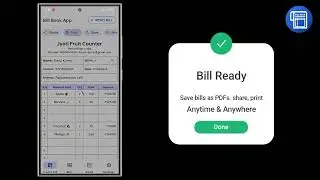 BillX - Bill Book App! Create invoices, generate bills & make receipts easily.