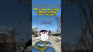 What it feels like to Diamond City Radio in Fallout 4: #fallout #memes #shorts