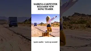Sabrina Carpenter NEW SONG TEASER RELEASE #sabrinacarpenter #teaser #release  #sabrinacarpentertour