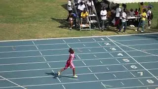 14-15 years girls 200m final race. Ghana Junior Olympics 2026.