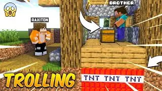 Trolling My Younger Brother in Minecraft [Part 1]