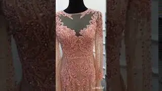 LG88 Real Photo High-end Beaded Bridesmaid Dresses ( 3 Colors)