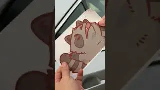 How to apply a large sticker without any bubbles or wrinkles #stickershop #sticker