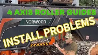 Installing new roller guides on Norwood HD36v2