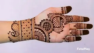 New Easy Stylish Letest Beautyful Mehndi Design l Aasan Mehndi Design l Simple Mehndi Design #viral 