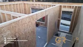 Case pe structura de lemn in sistem timber frame