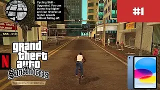 GTA San Andreas Definitive Edition on iPad 10th Gen | First Mission Gameplay