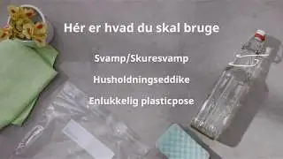 Afkalkning af brusehoved | Cleanipedia