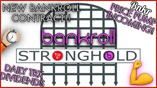 NEW BANKROLL STRONGHOLD CONTRACT! 💪 Put Your TRON To Work 🔨 BNKR PRICE PUMP 🚀 DAILY TRX DIVIDENDS 📆