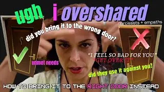 Take it to THE RIGHT DOOR | empaths, codependents, fearful avoidant attachment