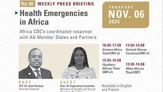 Special Briefing on Mpox & other Health Emergencies || Nov. 6, 2025