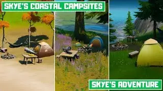 Visit Skye's Coastal Campsites! All Locations! - Skye's Adventure Challenges