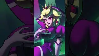 Shadow Queen Peach Speed Paint #PMTTYD #PaperMario #PaperMarioTheThousandYearDoor #Art #FanArt