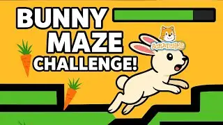 FUN Kids Coding - Scratchjr maze game: bunny, carrots & countdown timer