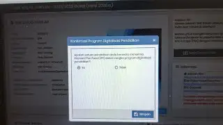 Mengatasi Konfirmasi Program Digitalisasi Pendidikan TIDAK muncul begini caranya......