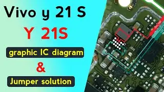 Vivo Y21s Graphic LCD Light Diagram | No Display & Backlight Problem Solution