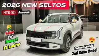 2026 नवीन Kia Seltos HTE(O) Marathi Review 😍 | Diesel Automatic | पैसा वसूल 🤑