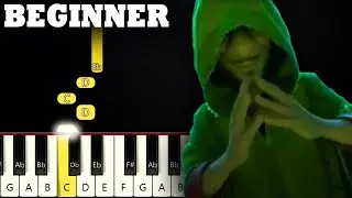 We Don't Talk About Bruno - Encanto | BEGINNER PIANO TUTORIAL | SHEET MUSIC