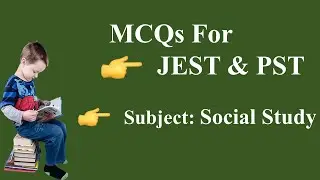 MCQS | Social Study\ Pak Study Subjects MCQS Preparation for PST & JEST Test | Part-5