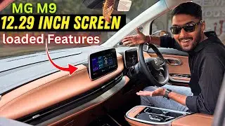 MG M9 Infotainment Most Loaded Screen 12.29 inch Full Detailed Review 