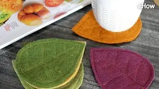 DIY Fall Fabric Coasters