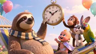 Sloth Camps on Balloon Hill | Fun Animal Song for Kids | Playful Adventure in the Sky