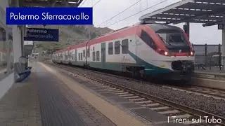 Un servizio ben effettuato: Jazz 098 e Doppio minuetto in transito (AG) a Palermo Sferracavallo