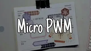 Micro Plan With Me | Winter Stickers | Expense Tracker Book