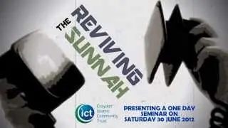 Reviving The Sunnah - seminar at Croydon ICT - advert