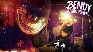 DARK REVIVAL BENDY IS HERE (this game is scary..) | Bendy Dark Revival FanGame #1 [Chapter 1 Demo]