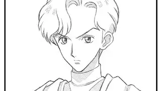 Easy Anime | Drawing Draco Malfoy in Ghibli Style