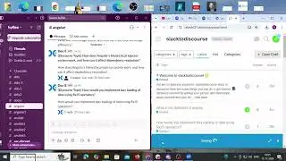 How to ask questions on discourse to slack
