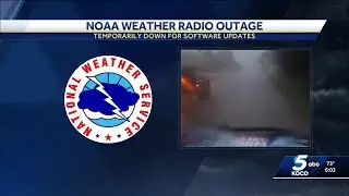 National Weather Service radios to be offline this week due to software update