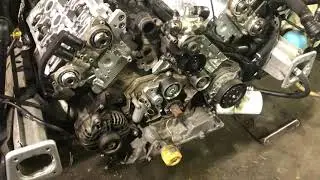 Audi A4 3.0L Cylinder head repair part 2