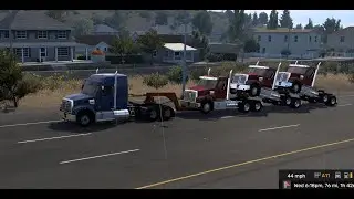 American Truck Simulator Trucks Portland OR Oakland CA pt2