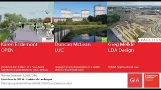 GIA's Countdown to COP #8 - Sustainable Landscapes (09/11/2021)