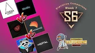 MortaL vs BiuBiu vs Coffin vs Athena vs Ghastly | PUBG Mobile Statistics Compare | S 6 | Week 7 |
