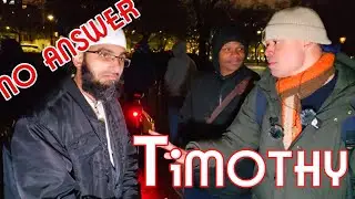Timothy Asks Direct Question &mdash; Muslim Dodges, Changes Topic, and Walks Away | Speakers&rsquo; Corner