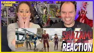 SHAZAM FURY OF THE GODS Official Trailer REACTION | SDCC 2022